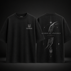 Vexron Celestial Hands Graphic Oversized Back Print T-Shirt | Premium Cotton | 220 GSM