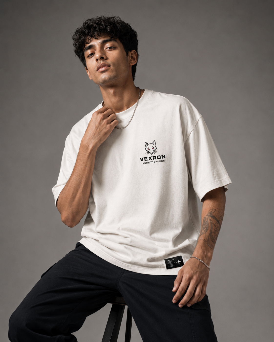 Make The Night Count Wolf Graphic Oversized T-Shirt for Men & Women | 100% Cotton | 220 GSM