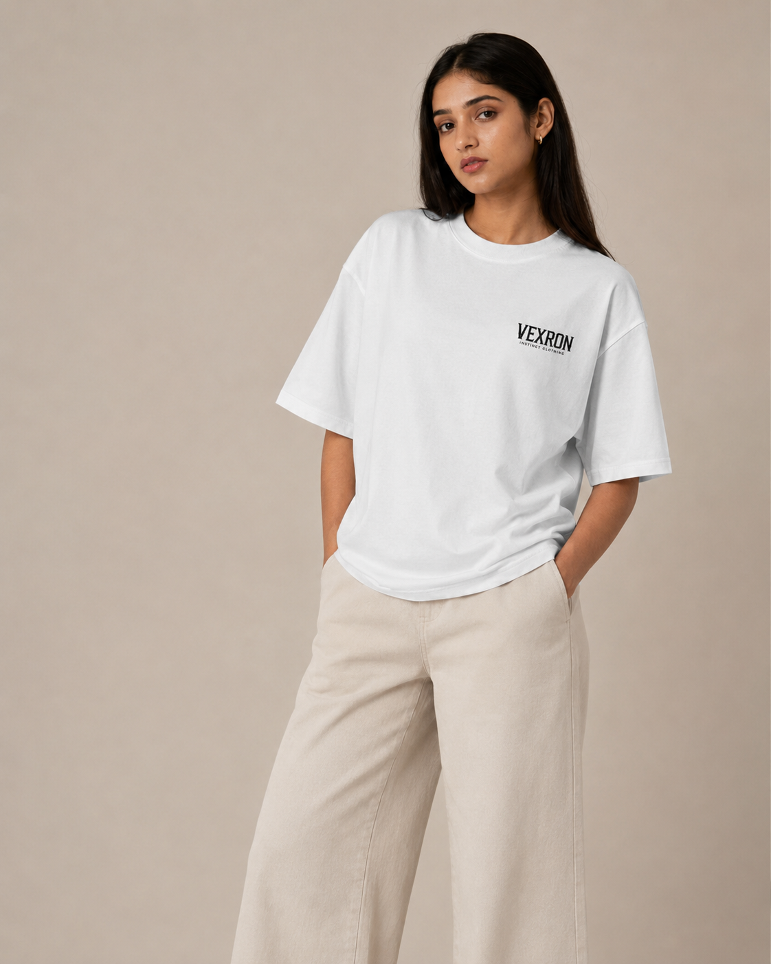 Vexron Instinct Legacy Graphic Oversized T-Shirt for Men & Women | 100% Cotton | 220 GSM  Alternative SEO Title