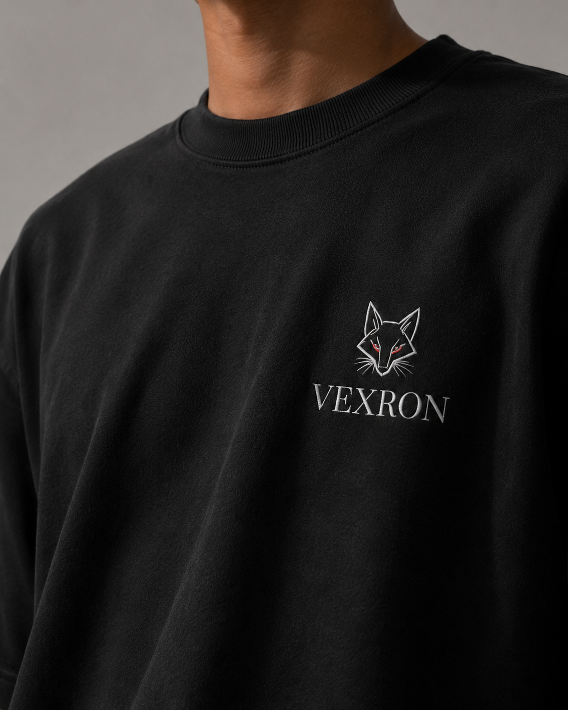 Vexron Celestial Hands Graphic Oversized Back Print T-Shirt | Premium Cotton | 220 GSM
